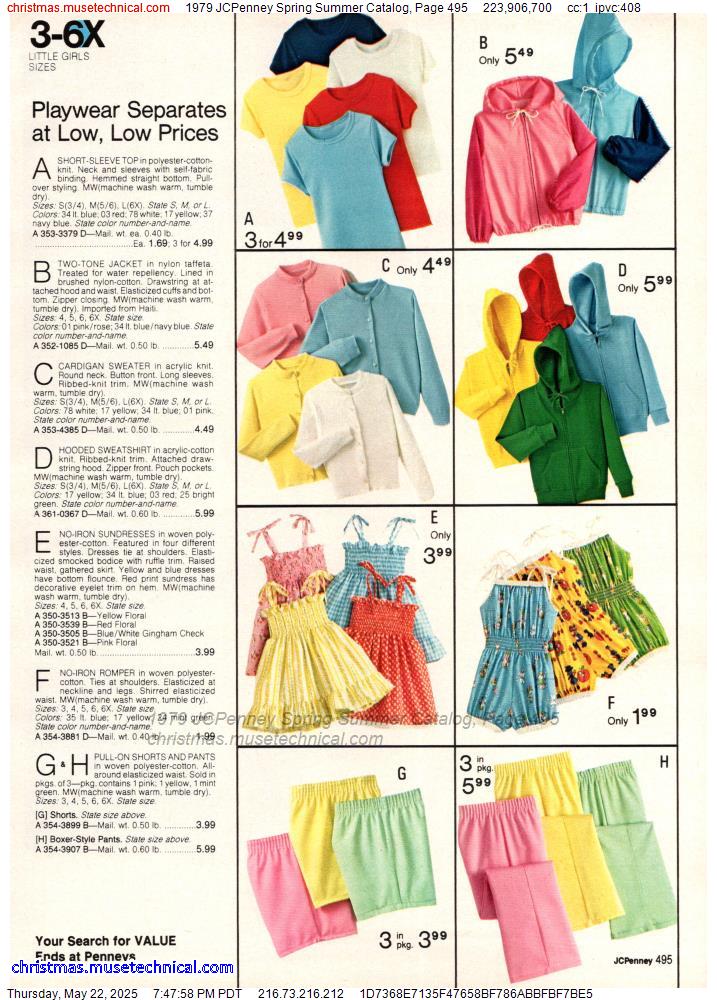 1979 JCPenney Spring Summer Catalog, Page 495