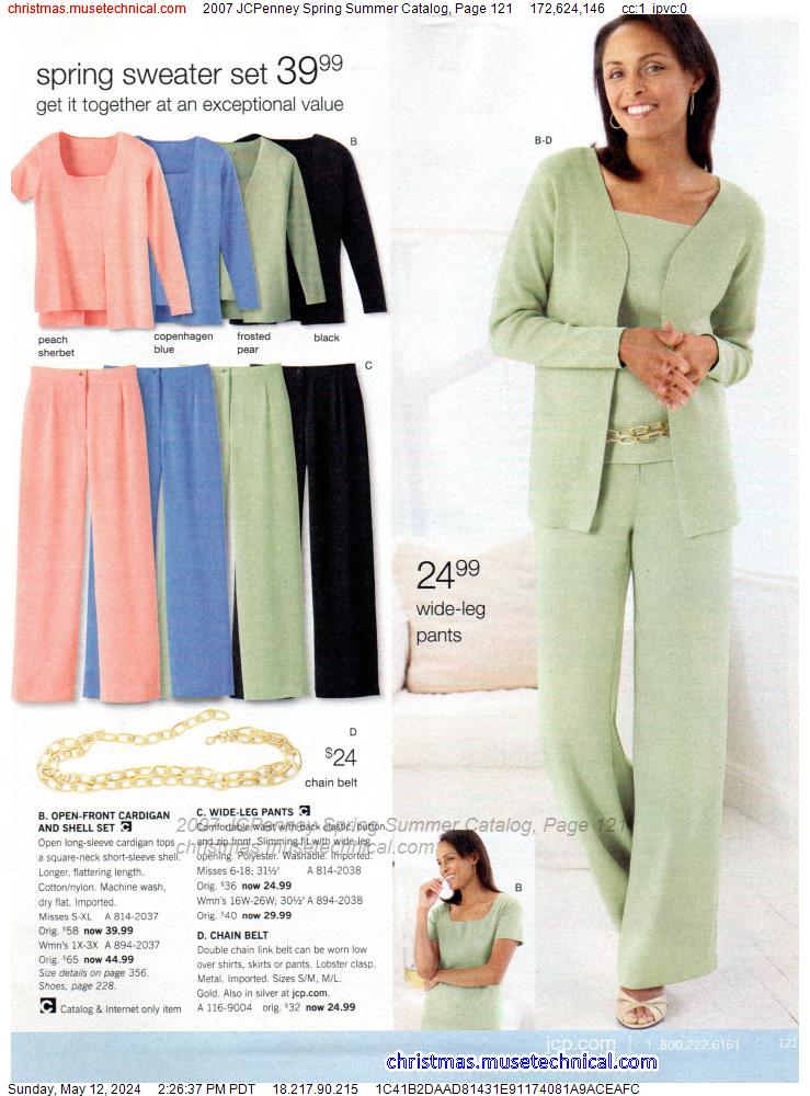2007 JCPenney Spring Summer Catalog, Page 121