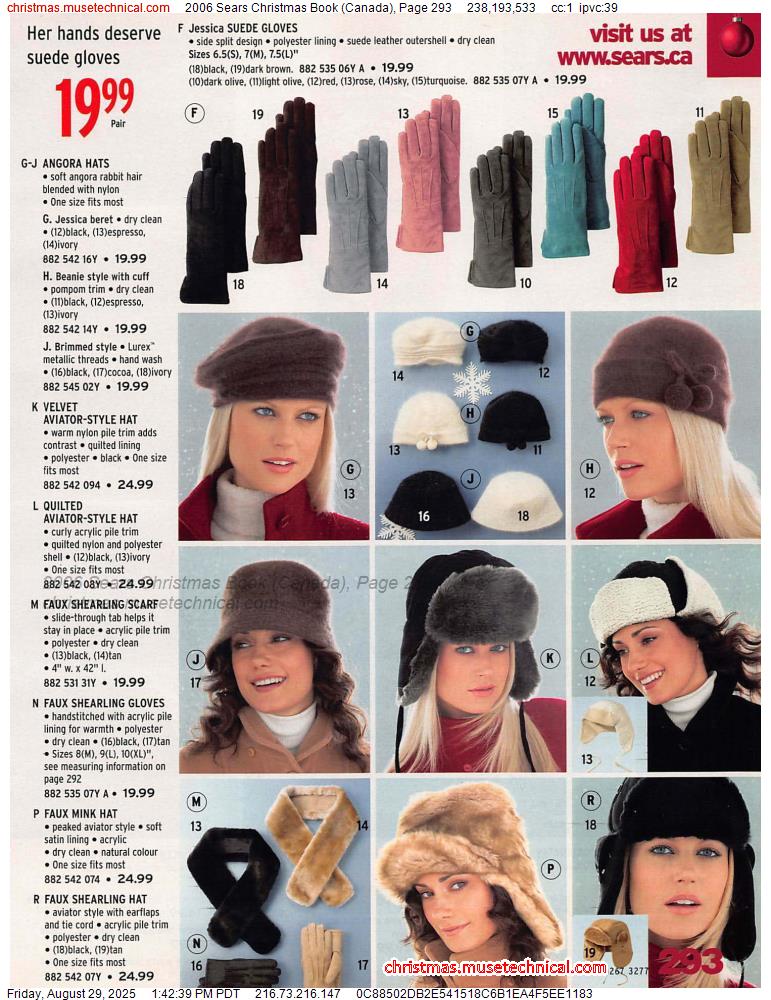 2006 Sears Christmas Book (Canada), Page 293