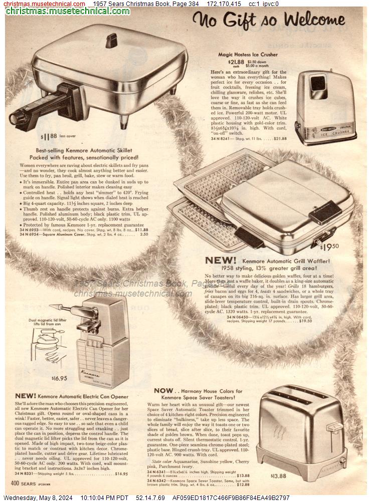 1957 Sears Christmas Book, Page 384