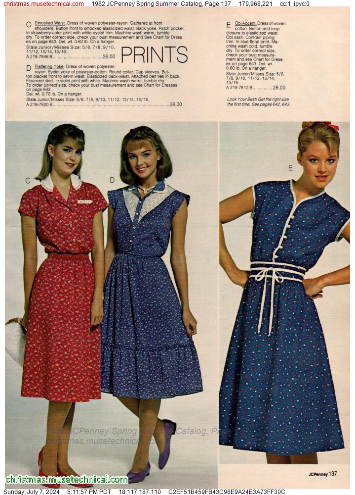 1982 JCPenney Spring Summer Catalog, Page 137