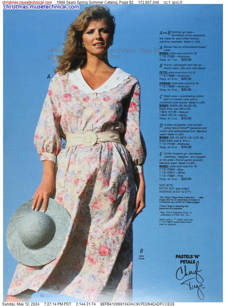 1988 Sears Spring Summer Catalog, Page 82