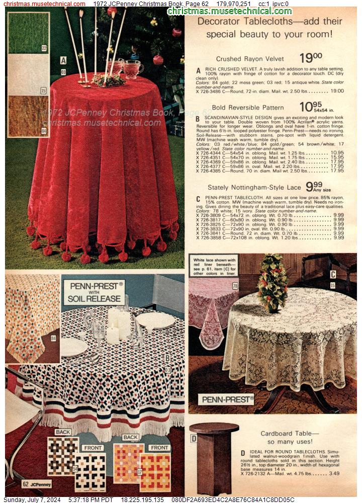 1972 JCPenney Christmas Book, Page 62