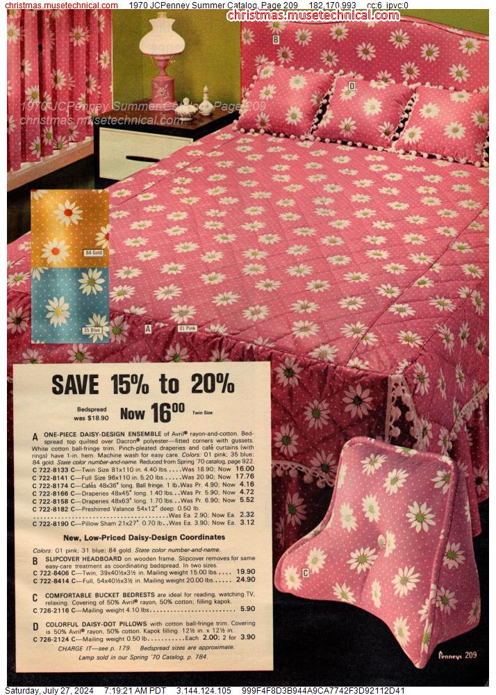 1970 JCPenney Summer Catalog, Page 209