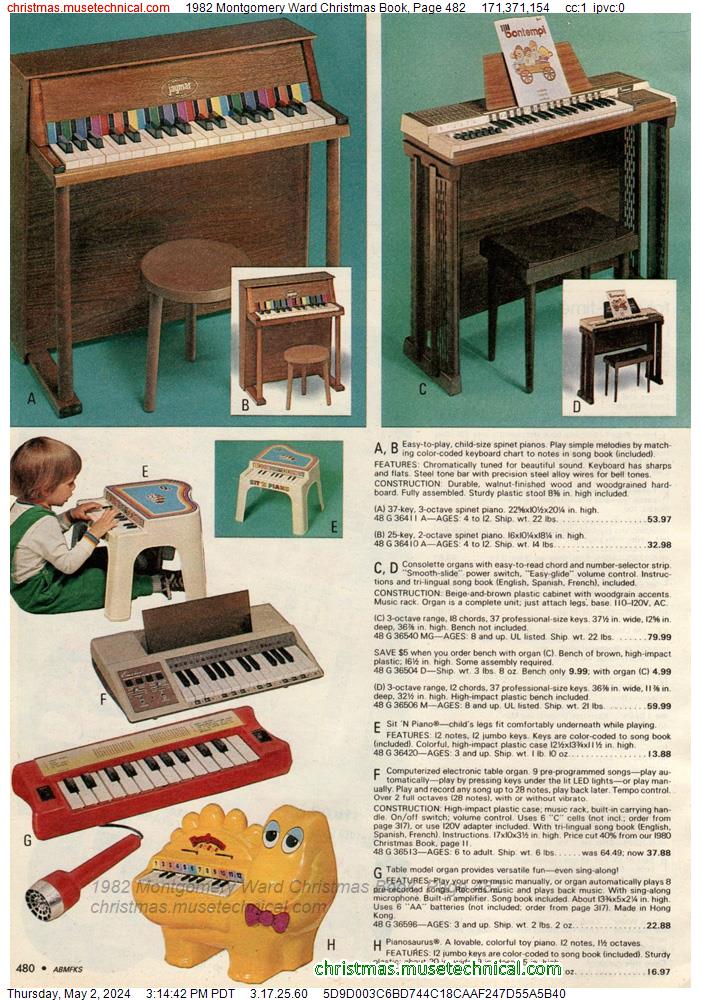 1982 Montgomery Ward Christmas Book, Page 482