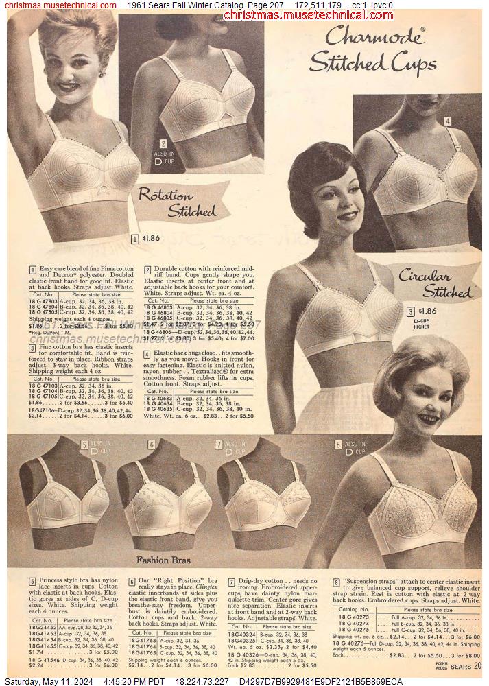1961 Sears Fall Winter Catalog, Page 207
