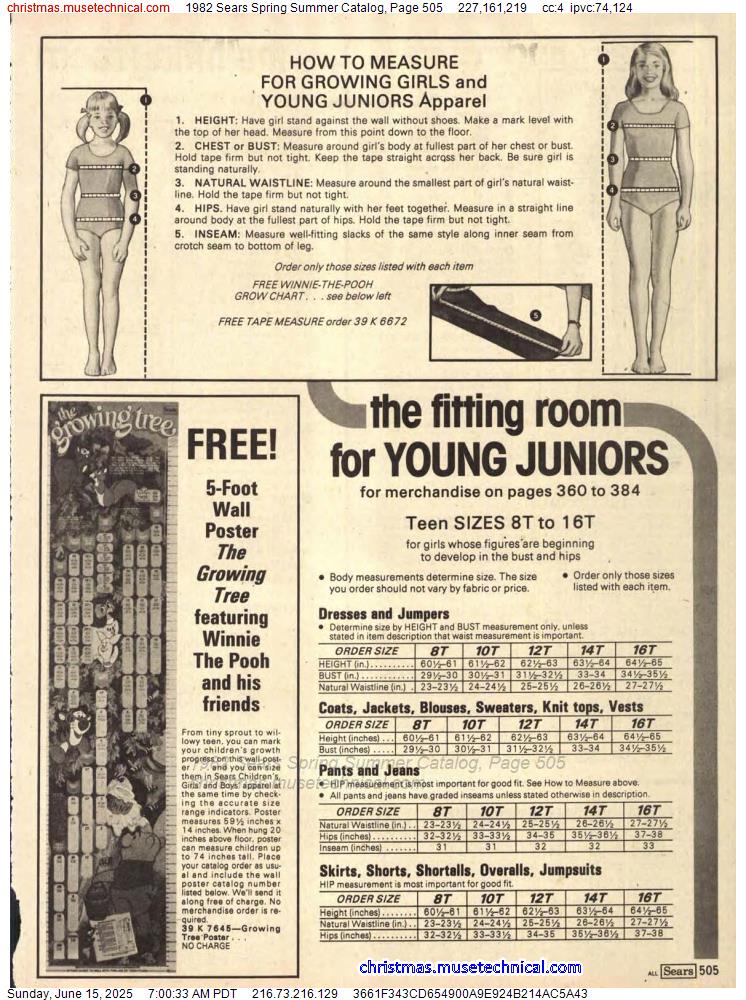 1982 Sears Spring Summer Catalog, Page 505