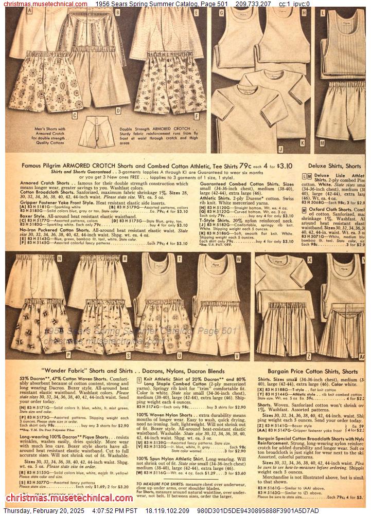 1956 Sears Spring Summer Catalog, Page 501