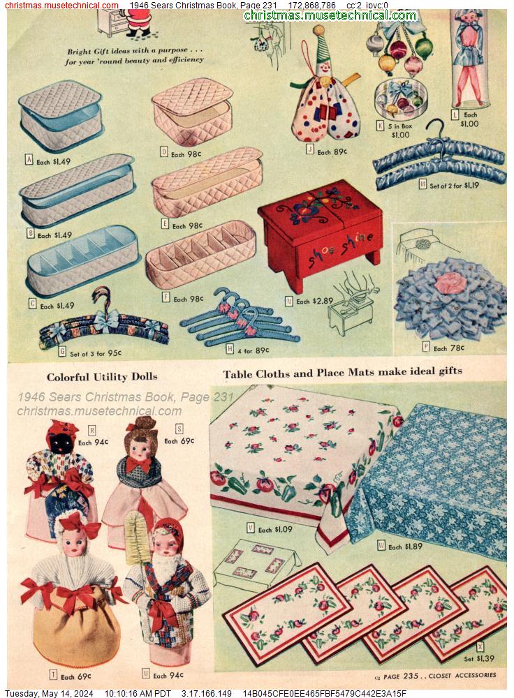 1946 Sears Christmas Book, Page 231
