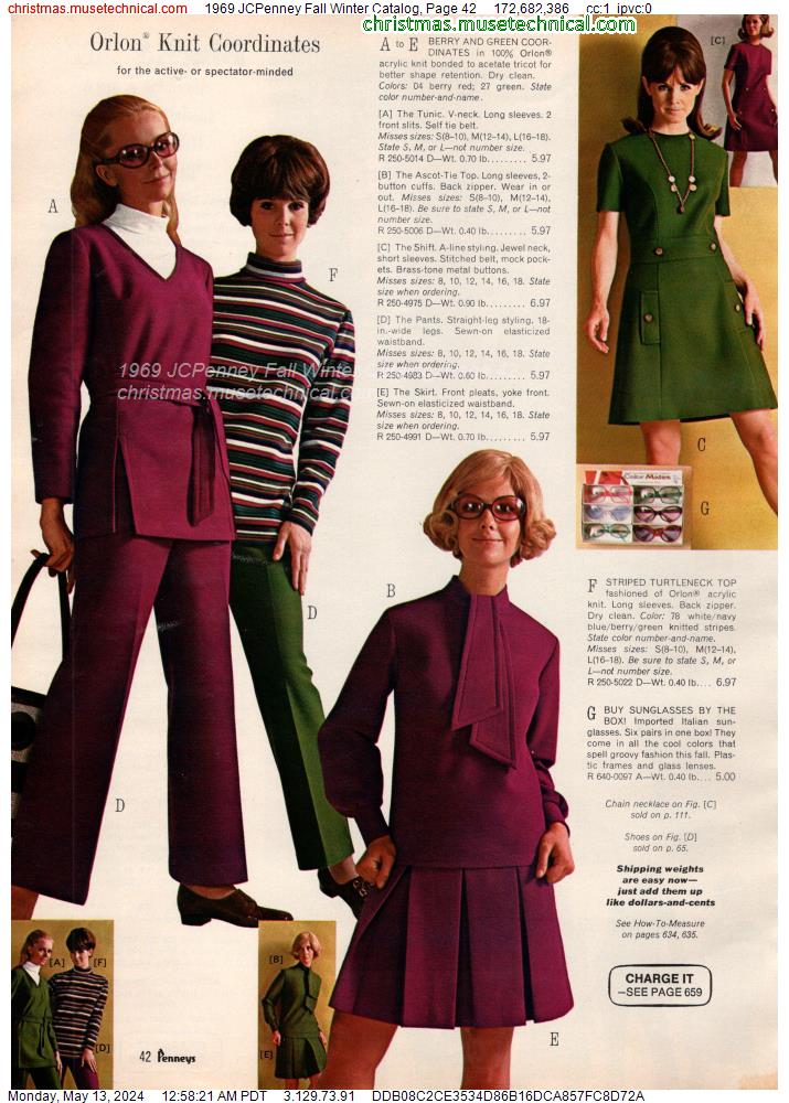 1969 JCPenney Fall Winter Catalog, Page 42 - Catalogs & Wishbooks