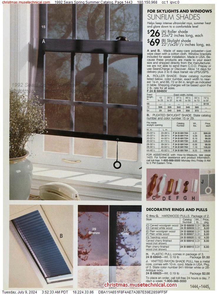 1992 Sears Spring Summer Catalog, Page 1443