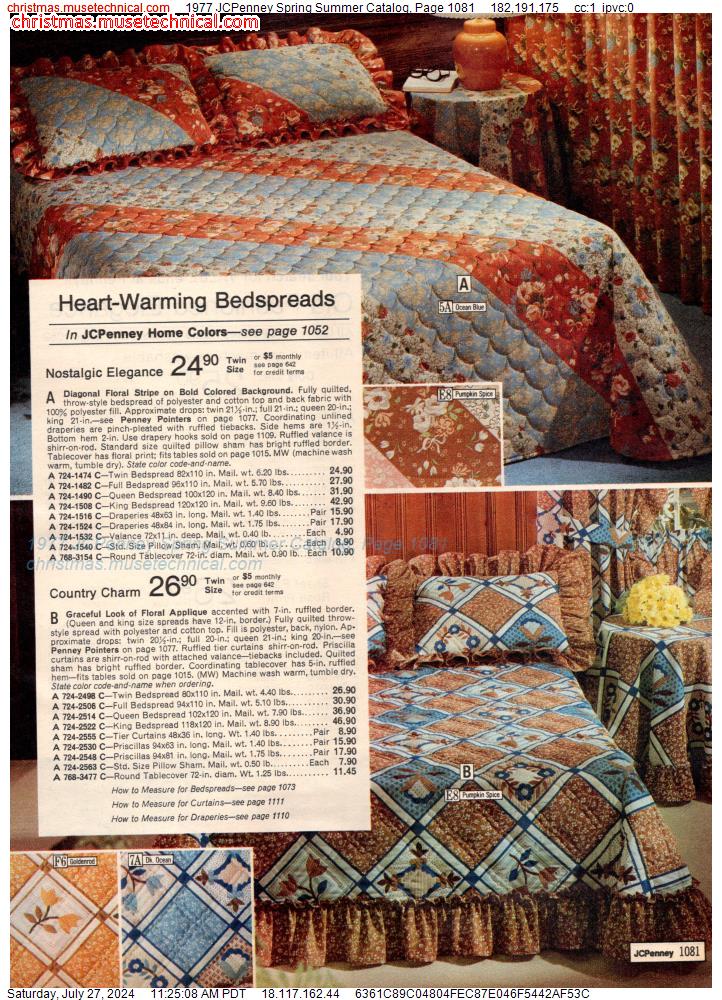 1977 JCPenney Spring Summer Catalog, Page 1081