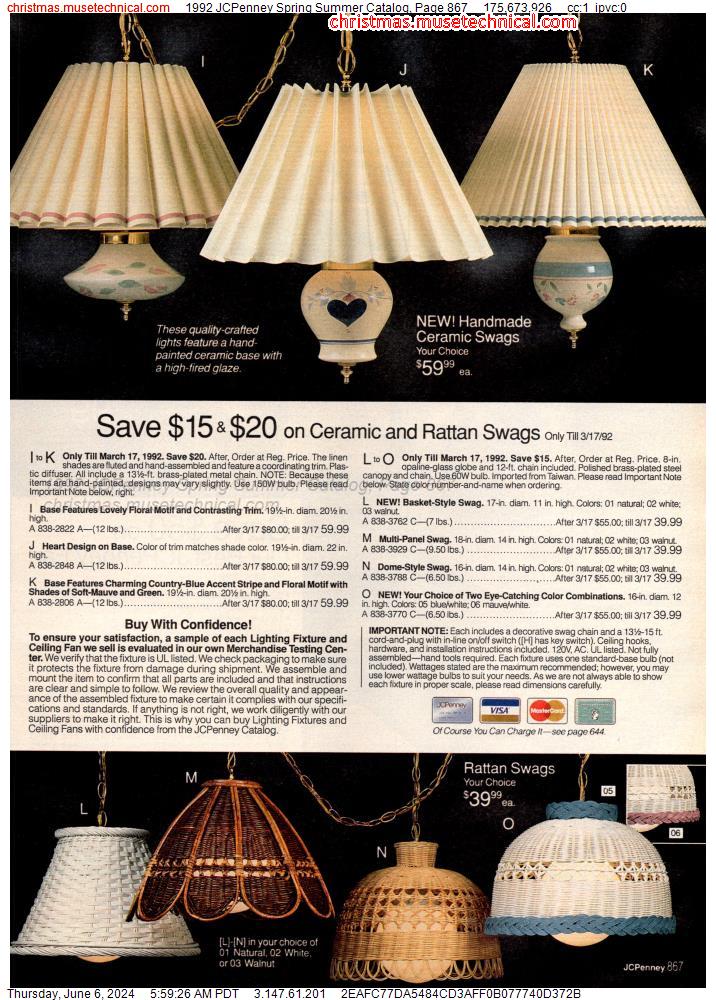 1992 JCPenney Spring Summer Catalog, Page 867