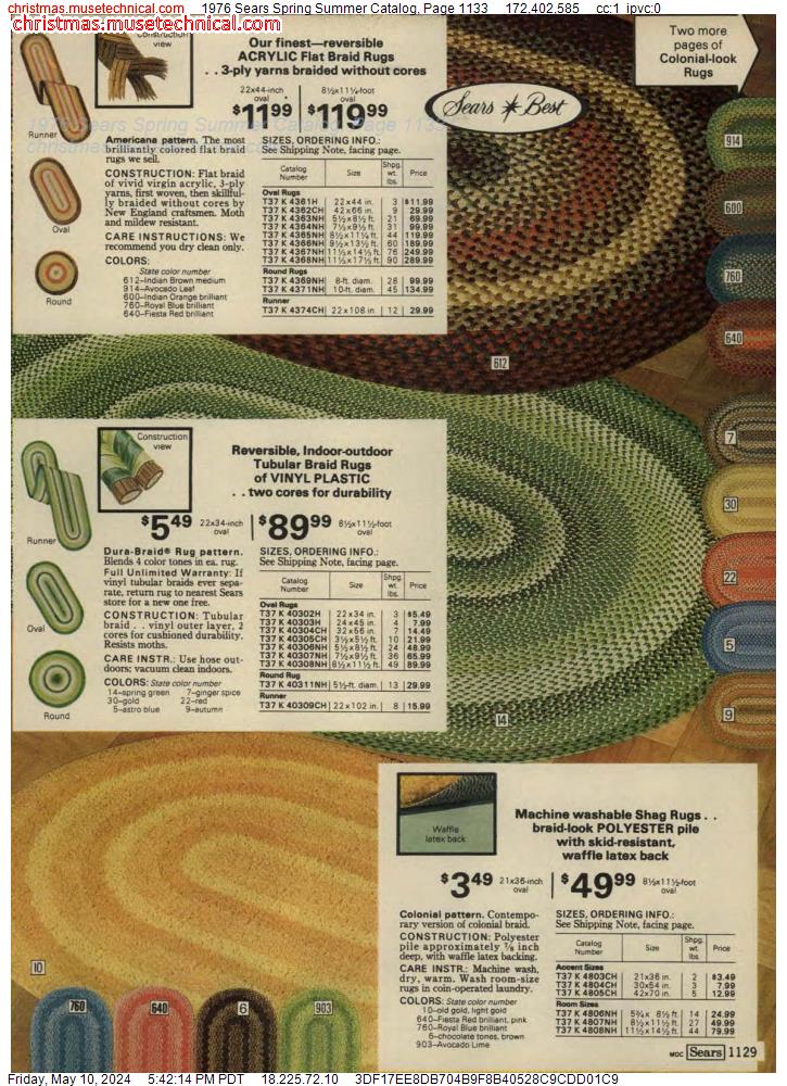1976 Sears Spring Summer Catalog, Page 1133