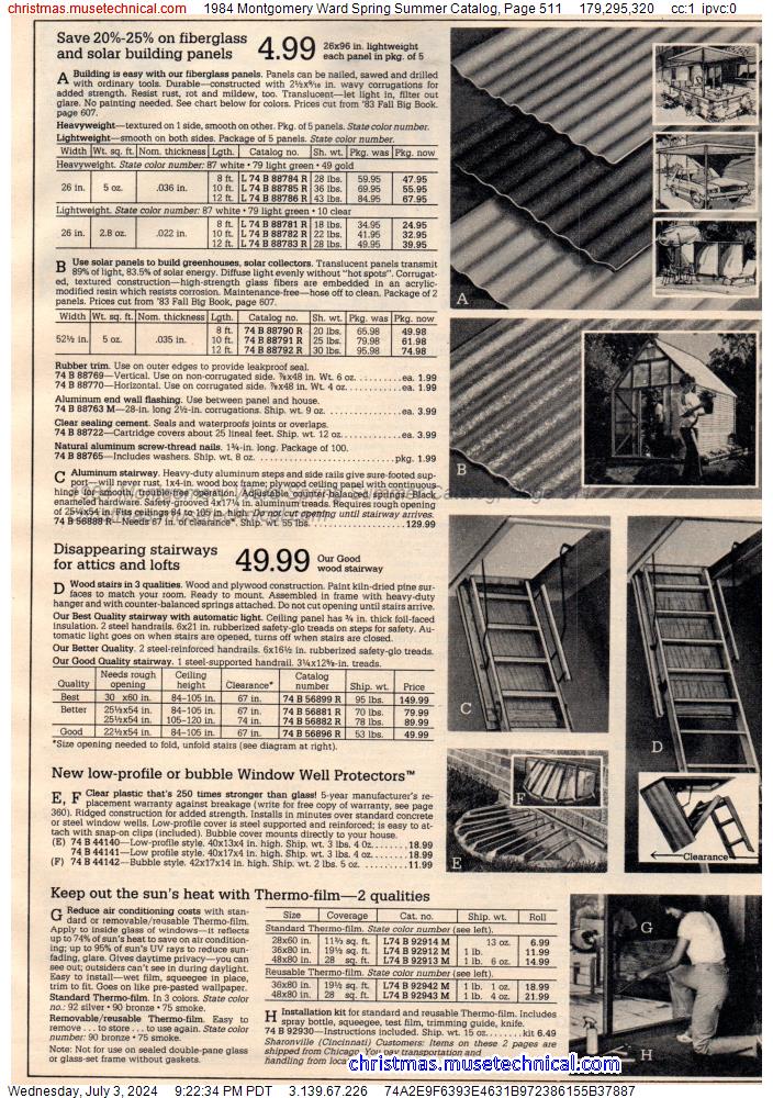 1984 Montgomery Ward Spring Summer Catalog, Page 511