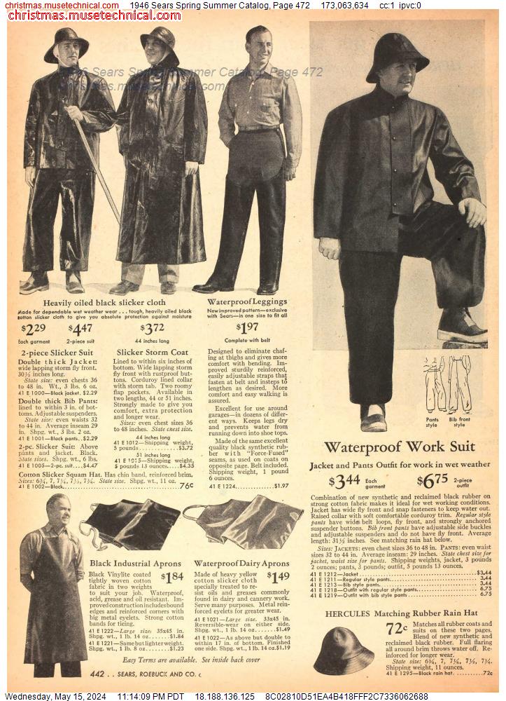 1946 Sears Spring Summer Catalog, Page 472