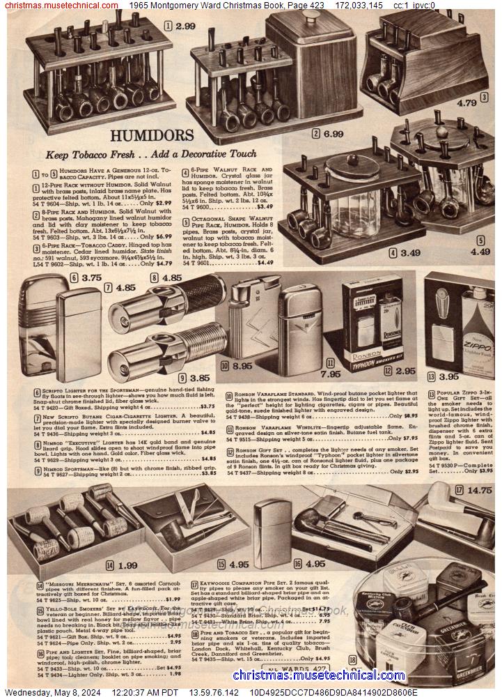 1965 Montgomery Ward Christmas Book, Page 423