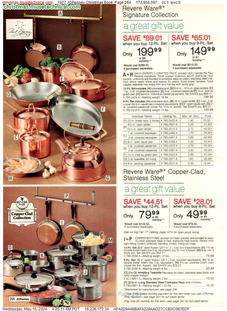 1977 JCPenney Christmas Book, Page 264