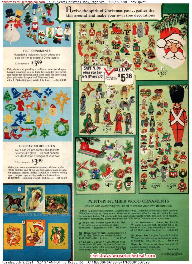 1972 Sears Christmas Book, Page 521
