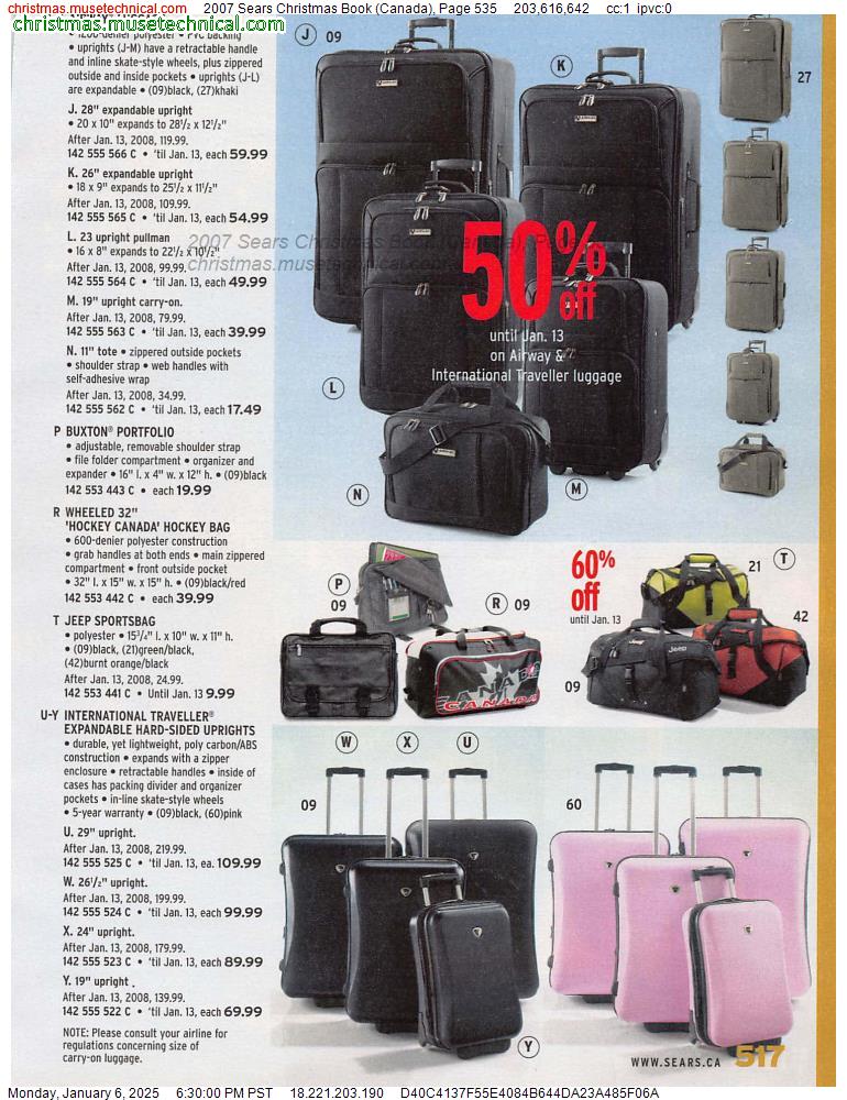 2007 Sears Christmas Book (Canada), Page 535