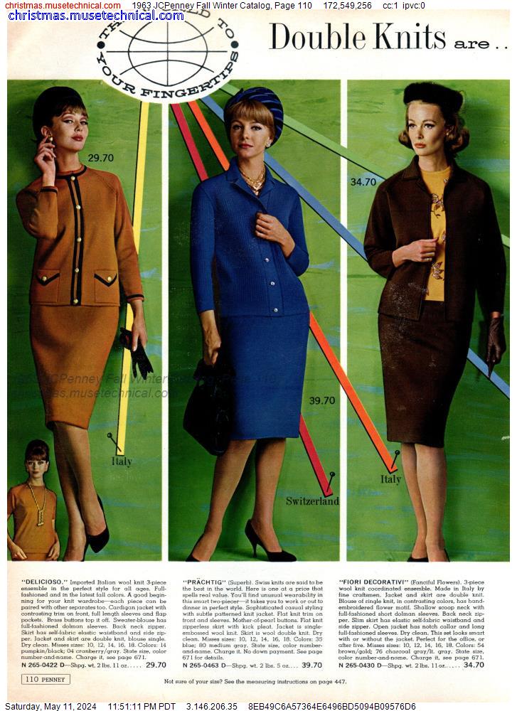 1963 JCPenney Fall Winter Catalog, Page 110