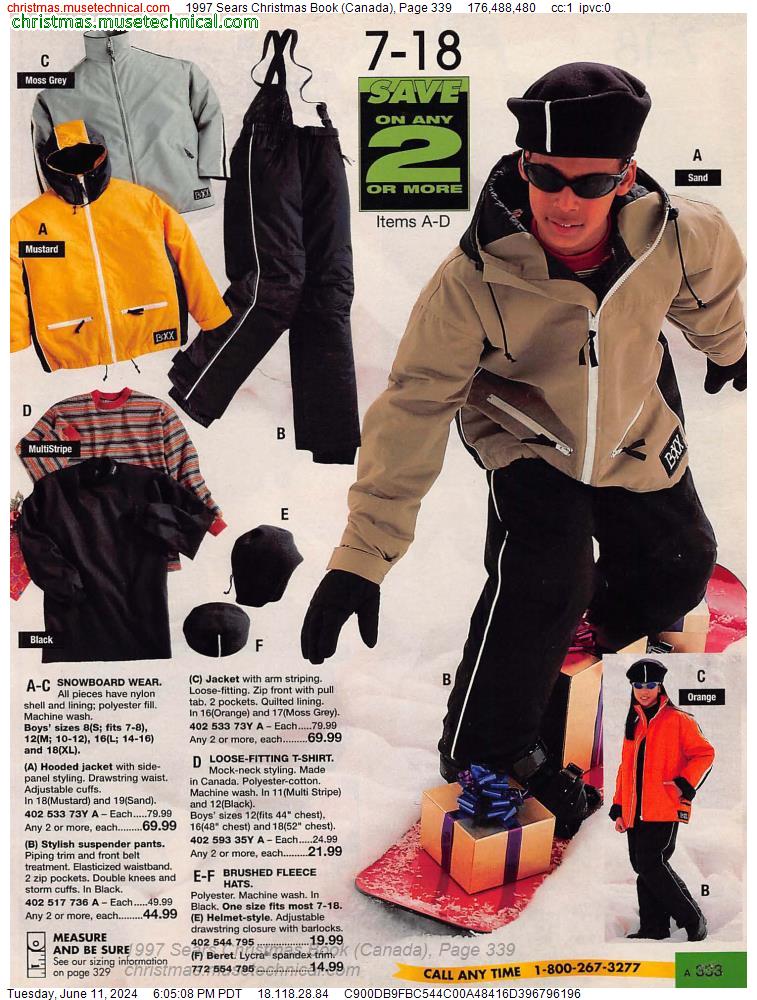 1997 Sears Christmas Book (Canada), Page 339