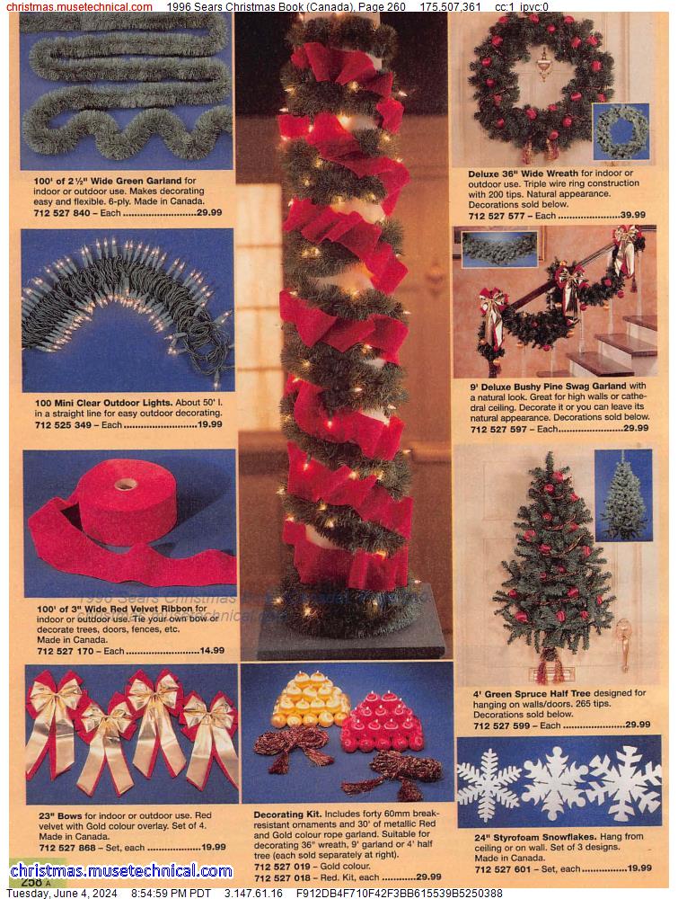 1996 Sears Christmas Book (Canada), Page 260