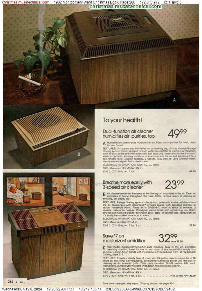1982 Montgomery Ward Christmas Book, Page 286