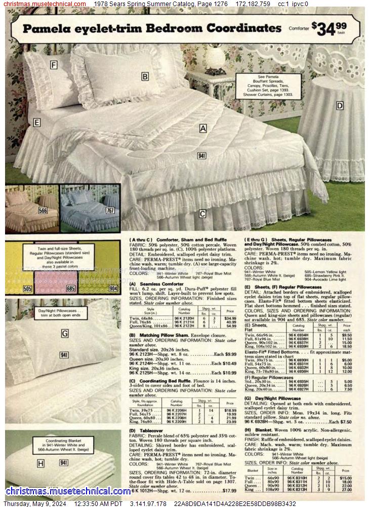 1978 Sears Spring Summer Catalog, Page 1276