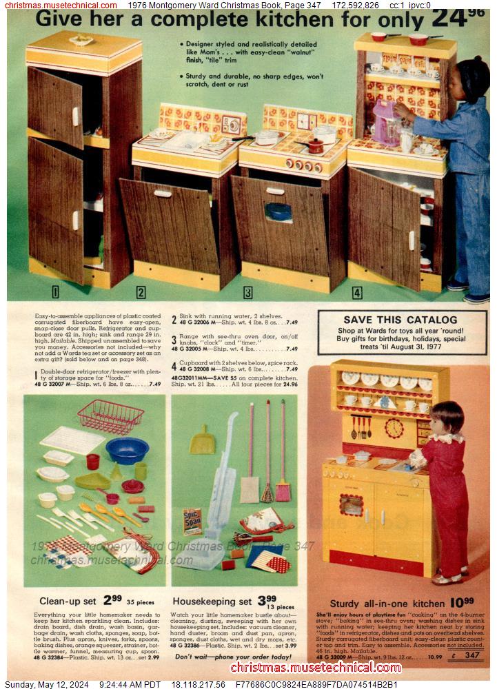 1976 Montgomery Ward Christmas Book, Page 347