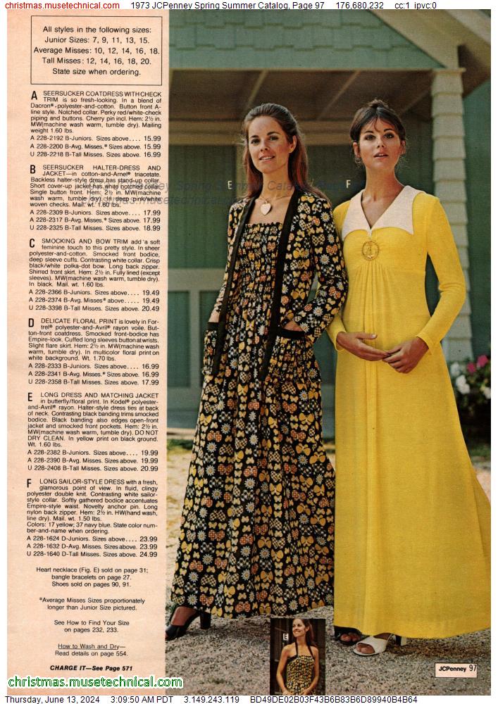 1973 JCPenney Spring Summer Catalog, Page 97
