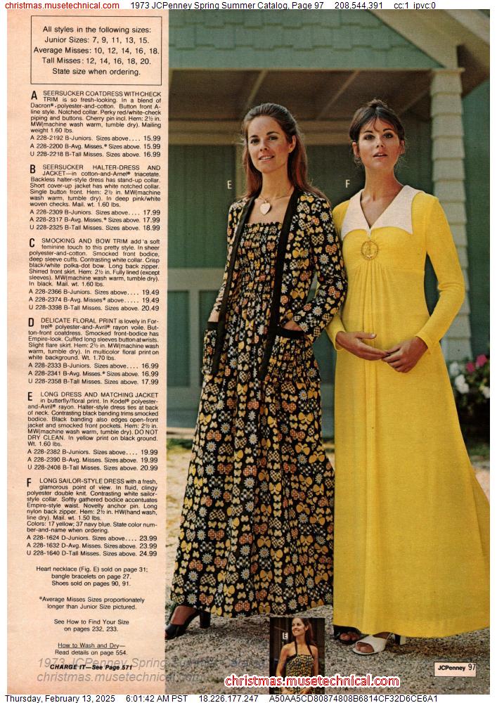 1973 JCPenney Spring Summer Catalog, Page 97