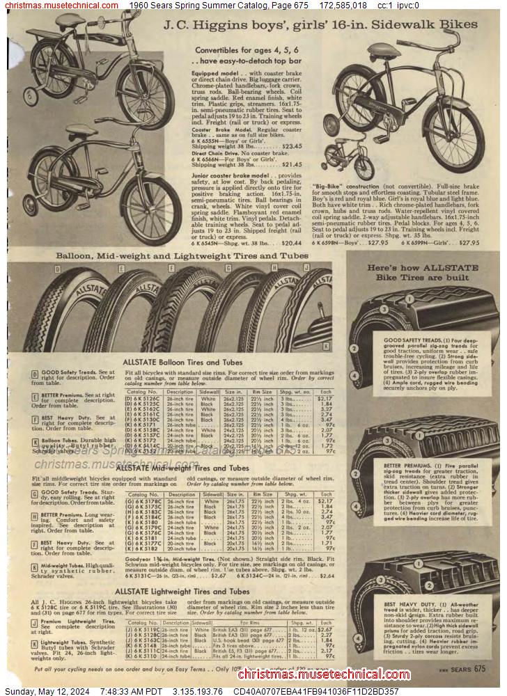 1960 Sears Spring Summer Catalog, Page 675