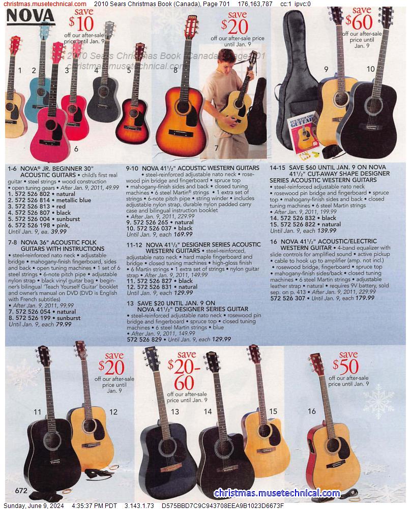2010 Sears Christmas Book (Canada), Page 701