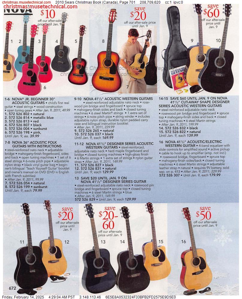 2010 Sears Christmas Book (Canada), Page 701