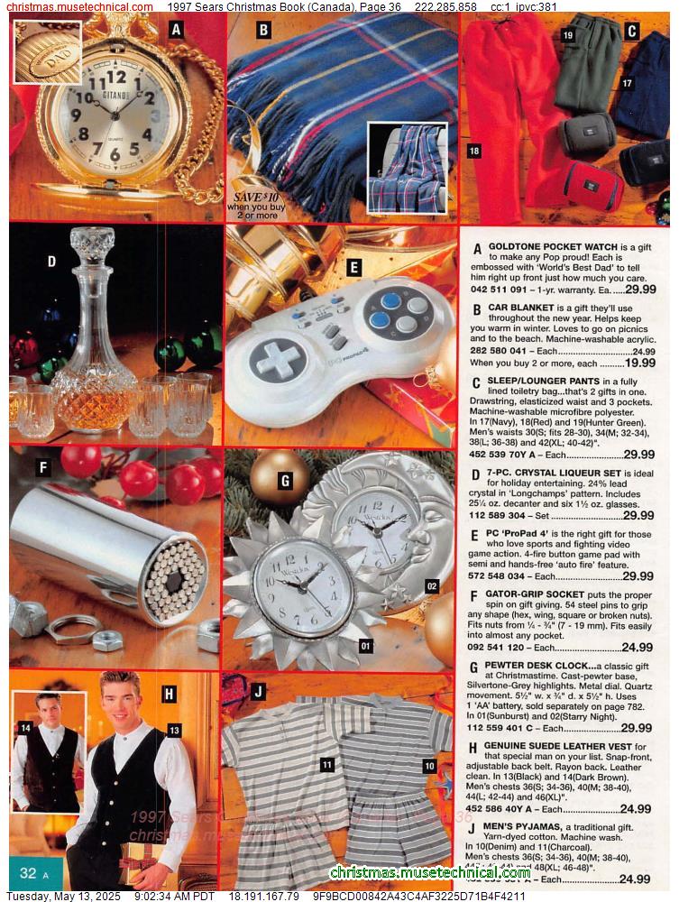 1997 Sears Christmas Book (Canada), Page 36