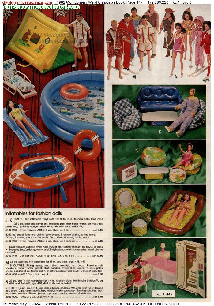1982 Montgomery Ward Christmas Book, Page 447