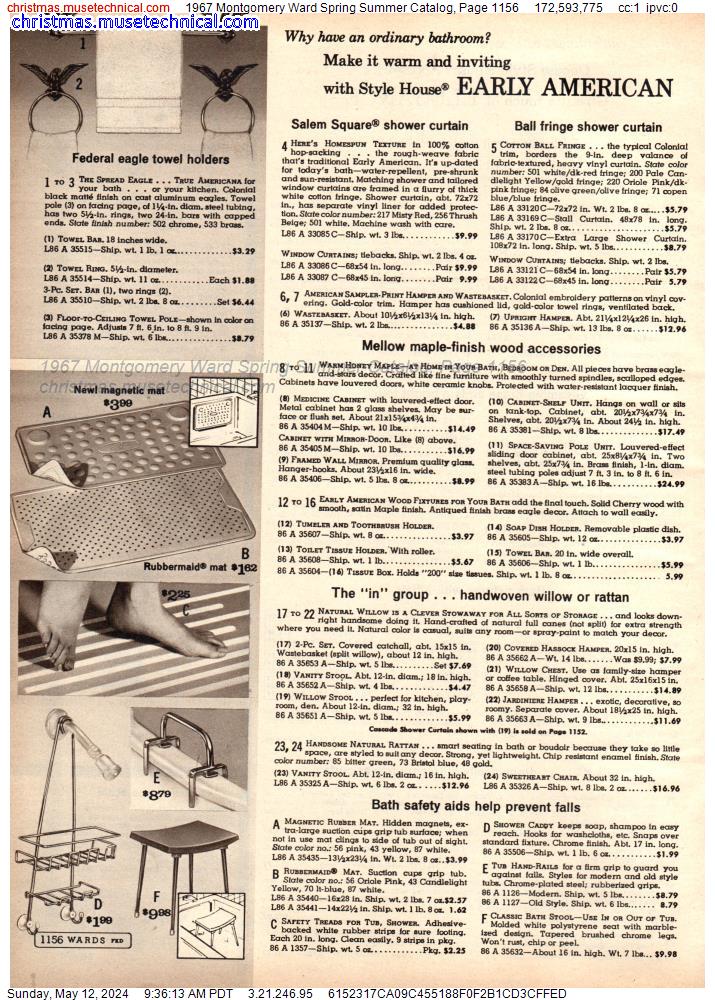 1967 Montgomery Ward Spring Summer Catalog, Page 1156
