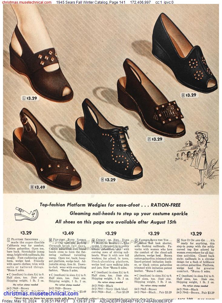 1945 Sears Fall Winter Catalog, Page 141