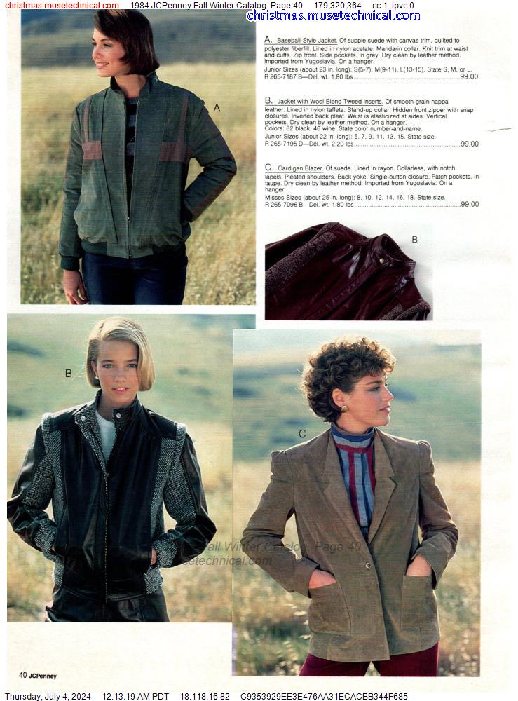 1984 JCPenney Fall Winter Catalog, Page 40