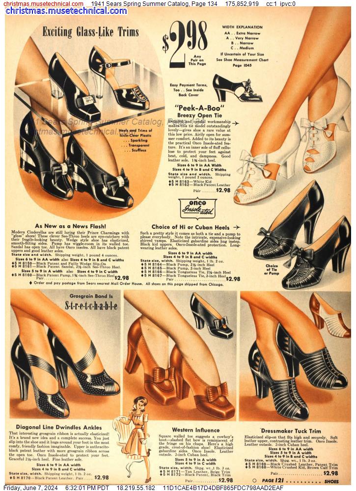 1941 Sears Spring Summer Catalog, Page 134