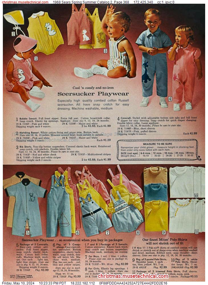 1968 Sears Spring Summer Catalog 2, Page 368