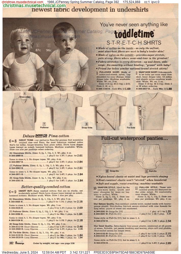 1966 JCPenney Spring Summer Catalog, Page 382