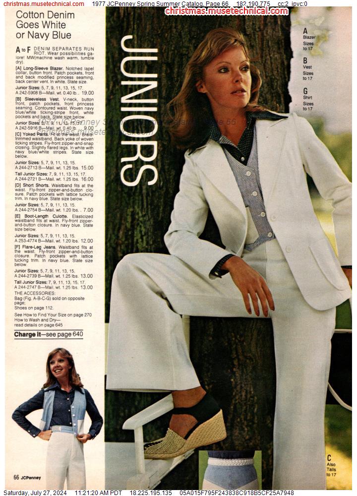 1977 JCPenney Spring Summer Catalog, Page 66