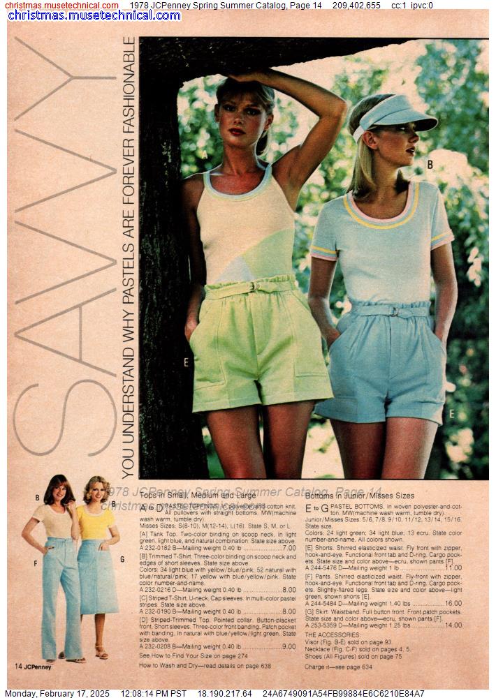 1978 JCPenney Spring Summer Catalog, Page 14