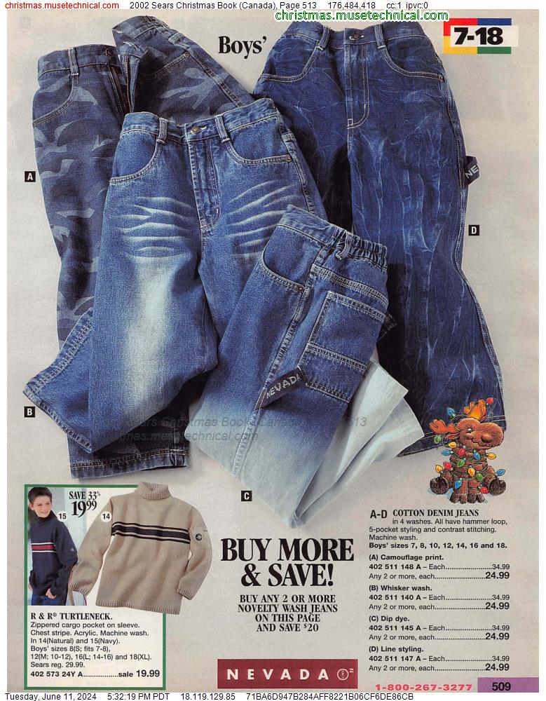 2002 Sears Christmas Book (Canada), Page 513