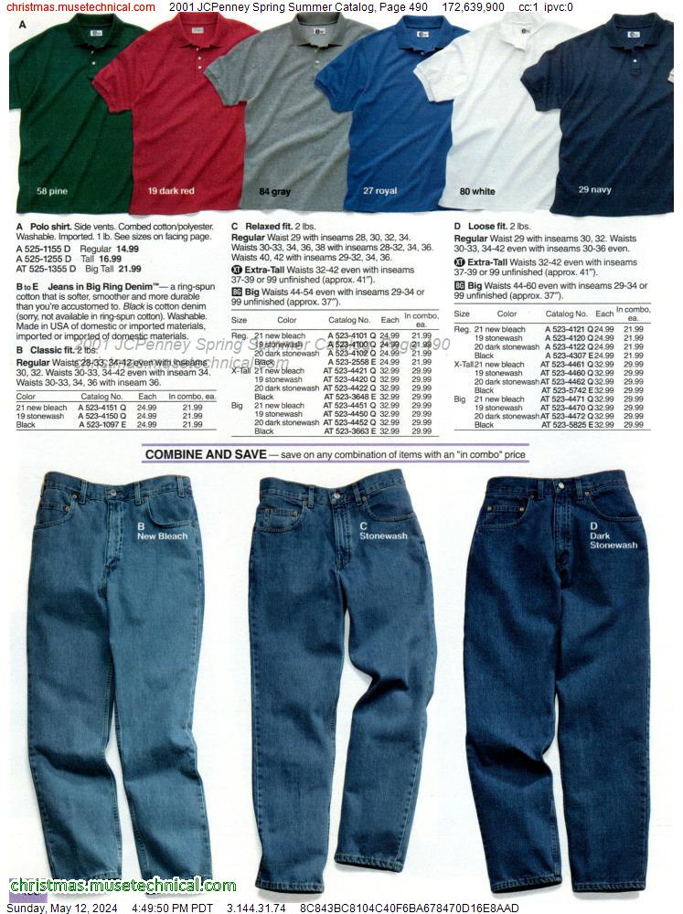 2001 JCPenney Spring Summer Catalog, Page 490