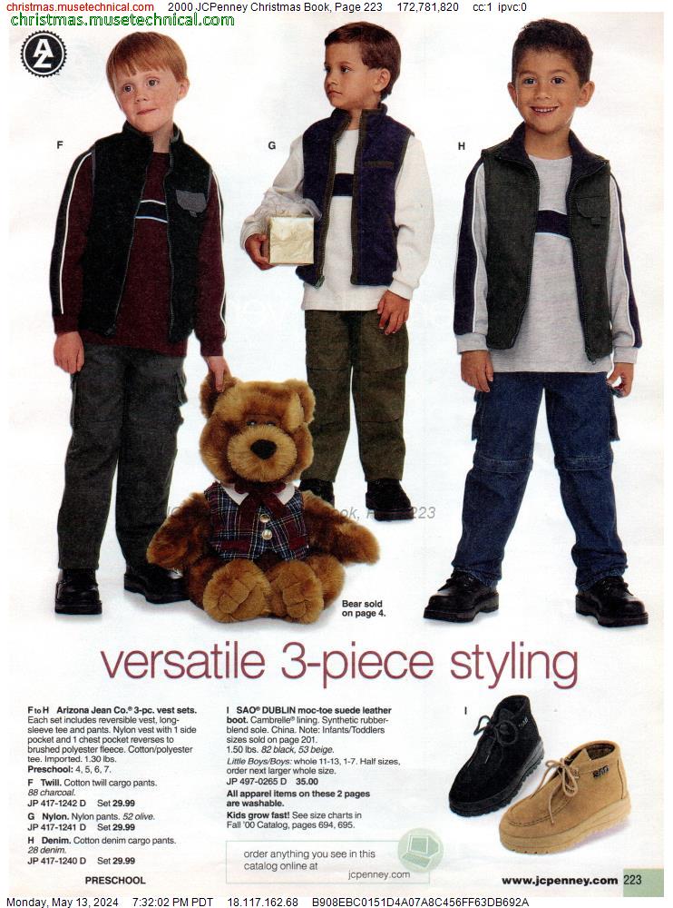 2000 JCPenney Christmas Book, Page 223