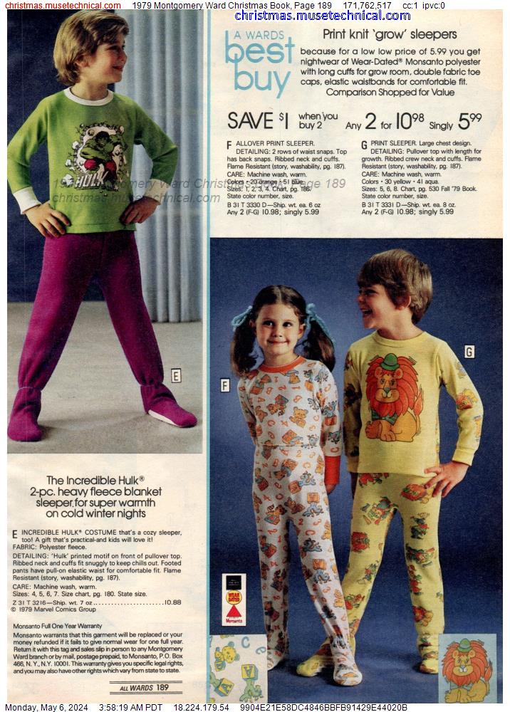 1979 Montgomery Ward Christmas Book, Page 189
