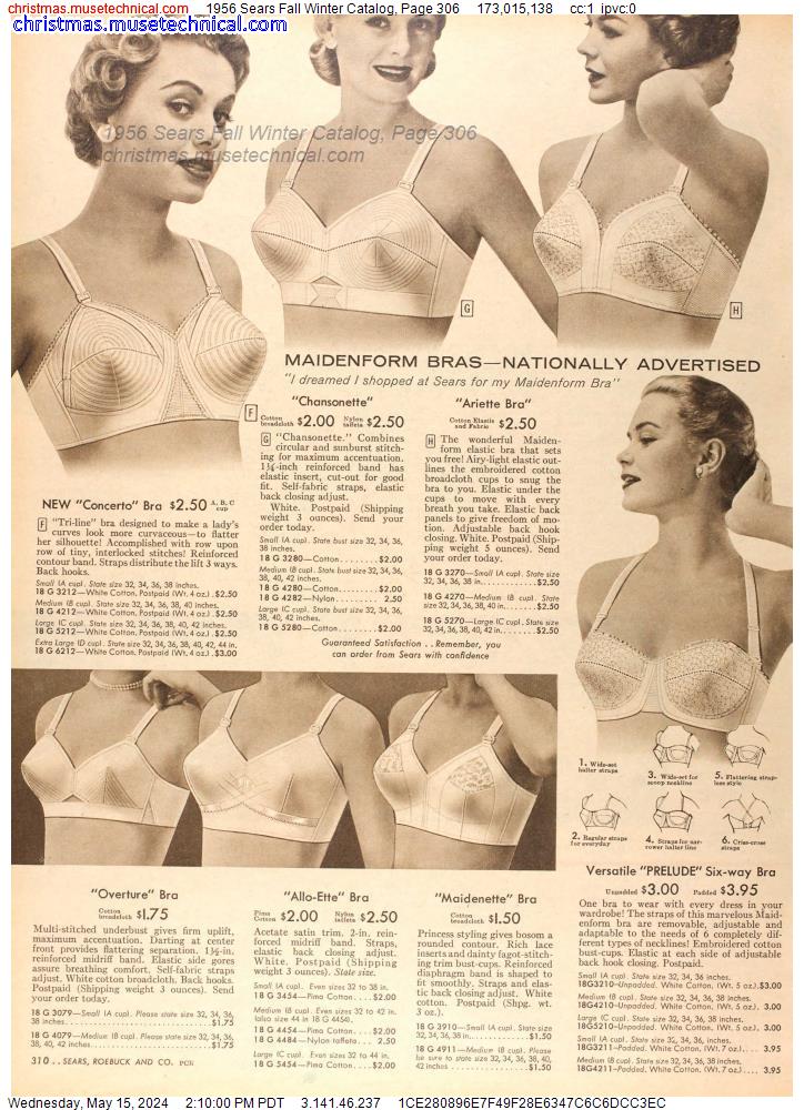 1956 Sears Fall Winter Catalog, Page 306